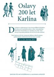 Oslavy 200 let Karlína